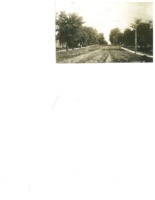 Postcard View of Unpaved Residential Street in Beaman, Iowa