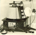 Early radio receiver, The University of Iowa, 1917