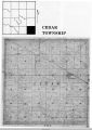 Cedar Township Map; Mahaska County; Iowa