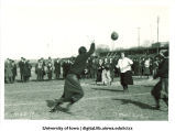 Students playing field ball, November 22, 1919
