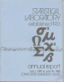 Statistical Laboratory Annual Report, July 1, 1985 to June 30, 1986
