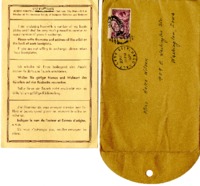 Joseph Porath letter to Helen Patricia (Patsy) Wilson exchanging bookplates. 