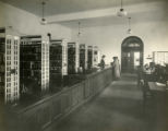 Reserve desk in Room 198 (Reserve Room), 1925