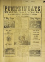 Pumpkin Days Poster