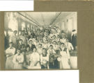 College of Dentistry laboratory clinic freshman class, The University of Iowa, 1911
