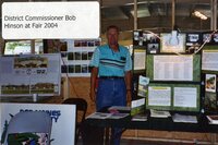 2004 District Commissioner Bob Hinson at Fair