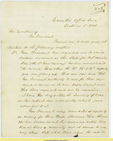 11.  Iowa Gov. Samuel J. Kirkwood to Lincoln regarding Gen. John Fremont's request for Iowa troops.