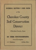 Cherokee County Soil Conservation District Annual Report - 1959