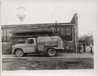 Elmer Wood's Oil Company service truck.