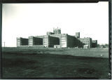 Back of General Hospital viewed from the south, the University of Iowa, 1930
