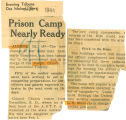 Prison camp nearly ready