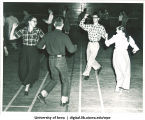 Hick Hawks square dancing, The University of Iowa, 1940s