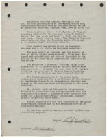 Meeting Minutes from the 1st Commission Meeting for Warren County SWCD.