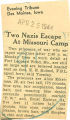 Two Nazis escape at Missouri camp