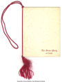 Dance card for the Senior Party of 1948, June 4, 1948