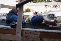 2009  Fair booth display with people playing on it