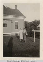 John and Veronica by Gardener's house