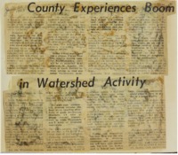 1963 - County Experiences Boom in Watershed Activity