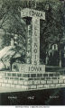 Homecoming corn monument, The University of Iowa, 1925