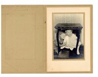 1921 photo of two children
