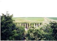Cattle panel outlet structure