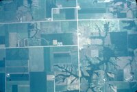Unidentified aerial views of Des Moines County farmland