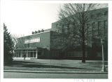 Side entrance to Field House, the University of Iowa, January 1956