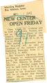 New center open Friday