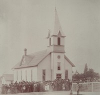 St. Peter Lutheran Church in Garnavillo, Iowa -1897 Dedication