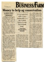 Money to Help Ag Conservation