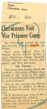 Cherokeans visit war prisoner camp