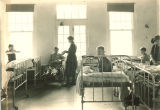 Boys' ward of Children's Hospital, The University of Iowa, January 1923