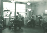 Examining dental patients, The University of Iowa, 1924