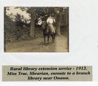 Traveling Horseback Librarian - Miss True 