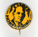 Homecoming badge, November 6, 1937