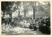 Crowd at celebration