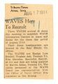 WAVES here to recruit