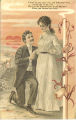 "I kneel to you, dear one, and take your hand," July 1908