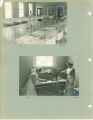 Nurses in infant ward and nurses weighing babies at Children's Hospital, The University of Iowa, 1919