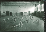 High school boys' physical education class, The University of Iowa, March 1927