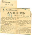 For WAAC problem - a solution - homemade cabinets