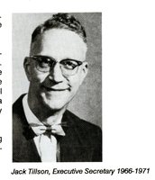 Jack Tillson, Executive Secretary 1966-1971