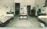 Dorm room at Quadrangle Hall, The University of Iowa, between 1915 and 1920