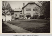Back view of Grey house
