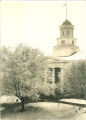 East portico of the Old Capitol during the winter, The University of Iowa, 1921