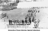 Governor's Day pass and review on Iowa Field, June 4, 1921