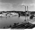 Hydraulics Laboratory, Iowa River, The University of Iowa, 1957