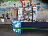 2014  Lake Geode Watershed display at Earth Day celebration.