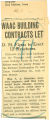 WAAC building contracts let