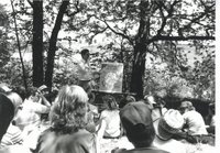 Outdoor classroom with Dave Quinlan, 1987